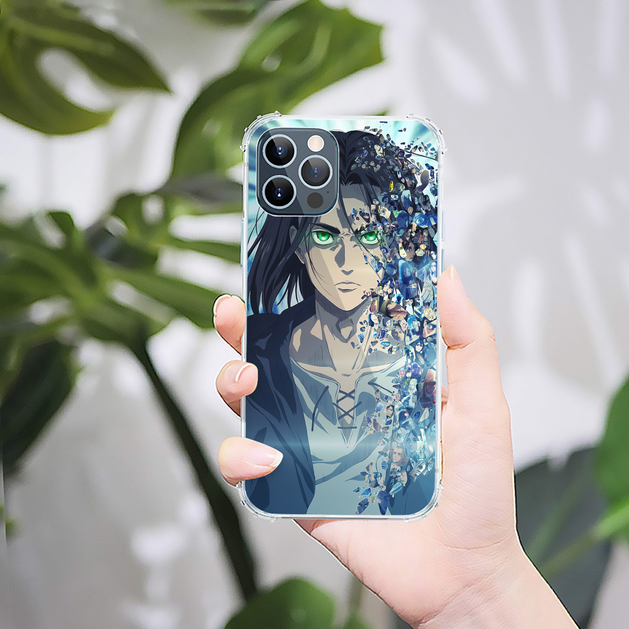 （画像用） 進撃の巨人 Attack on Titan 【iPhone 12シリーズ対応】透明スマホケース（クリアソフトケース）